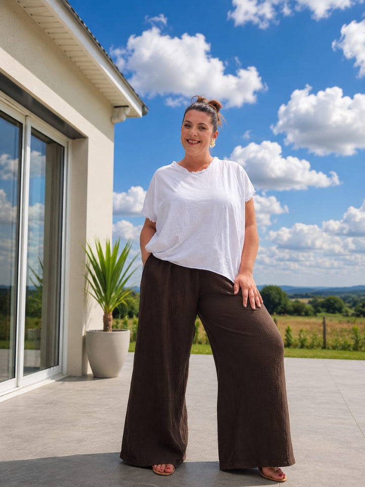 Pantalon ample