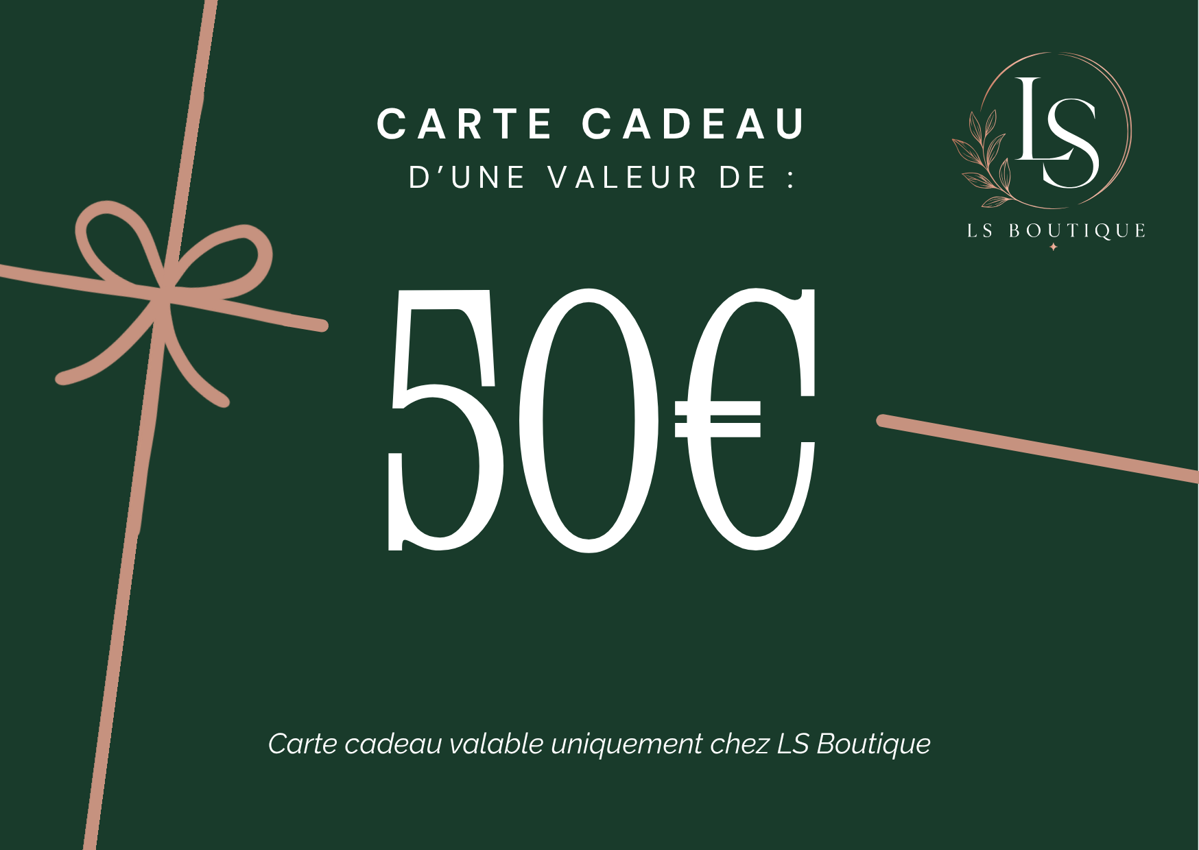 Carte Cadeau LS Boutique